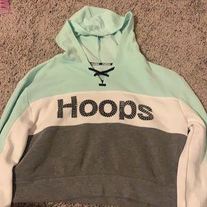 Hoops Justice hoodie crop top